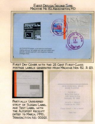 AUTOMATOVÉ POŠTOVNÍ NÁLEPKY-ZNÁMKY USA (1989-2009) – list 11