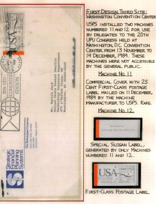 AUTOMATOVÉ POŠTOVNÍ NÁLEPKY-ZNÁMKY USA (1989-2009) – list 17