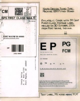 AUTOMATOVÉ POŠTOVNÍ NÁLEPKY-ZNÁMKY USA (1989-2009) – list 81