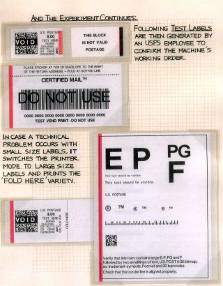 AUTOMATOVÉ POŠTOVNÍ NÁLEPKY-ZNÁMKY USA (1989-2009) – list 90