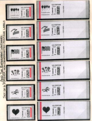 AUTOMATOVÉ POŠTOVNÍ NÁLEPKY-ZNÁMKY USA (1989-2009) – list 92