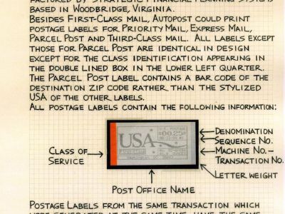 AUTOMATOVÉ POŠTOVNÍ NÁLEPKY-ZNÁMKY USA (1989-2009)