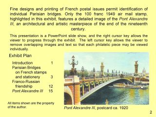 DER SCHÖNSTEN BRÜCKE IN PARIS – Blatt 2