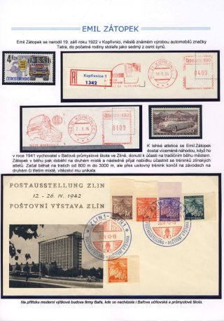 EMIL ZATOPEK - THE CZECH ENGINE – sheet 3
