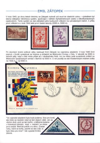 EMIL ZATOPEK - THE CZECH ENGINE – sheet 4