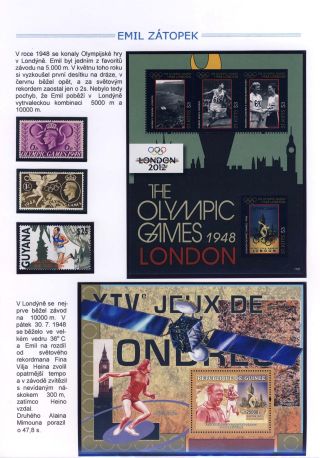 EMIL ZATOPEK - THE CZECH ENGINE – sheet 5