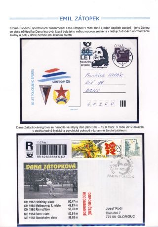 EMIL ZATOPEK - THE CZECH ENGINE – sheet 9