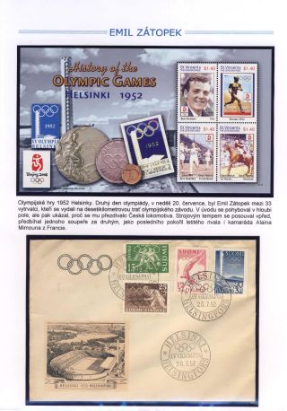 EMIL ZATOPEK - THE CZECH ENGINE – sheet 10