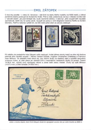 EMIL ZATOPEK - THE CZECH ENGINE – sheet 11