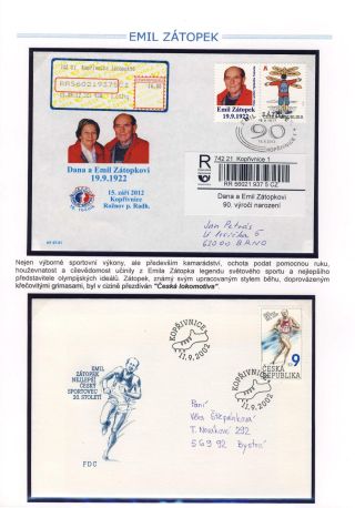 EMIL ZATOPEK - THE CZECH ENGINE – sheet 16