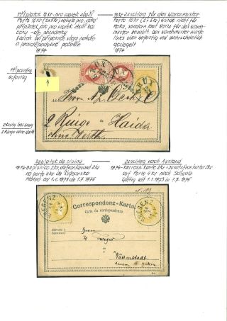 RAKOUSKO:  CELINY - DOPISNICE 1869-1918 – list 3