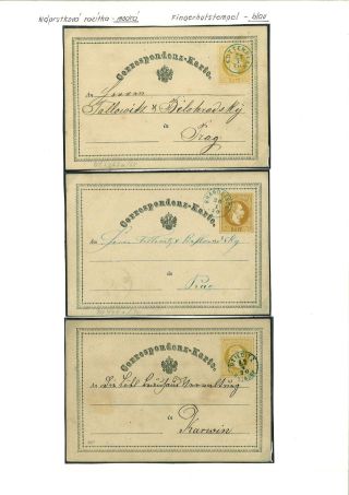 RAKOUSKO:  CELINY - DOPISNICE 1869-1918 – list 13