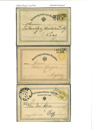 RAKOUSKO:  CELINY - DOPISNICE 1869-1918 – list 15