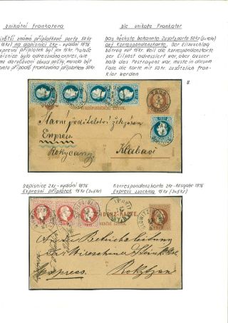 RAKOUSKO:  CELINY - DOPISNICE 1869-1918 – list 17