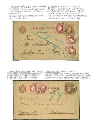 RAKOUSKO:  CELINY - DOPISNICE 1869-1918 – list 19