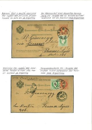 RAKOUSKO:  CELINY - DOPISNICE 1869-1918 – list 20