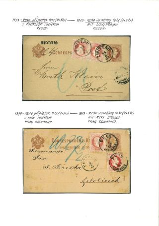 RAKOUSKO:  CELINY - DOPISNICE 1869-1918 – list 22