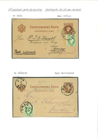 RAKOUSKO:  CELINY - DOPISNICE 1869-1918 – list 24
