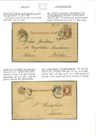 RAKOUSKO:  CELINY - DOPISNICE 1869-1918 – list 26