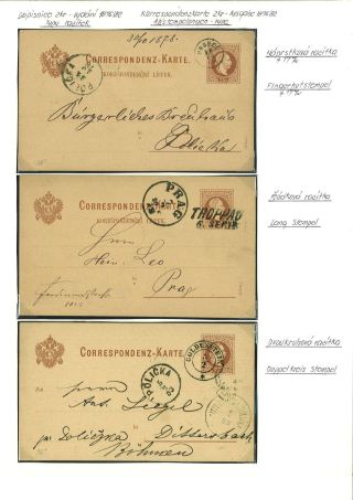 RAKOUSKO:  CELINY - DOPISNICE 1869-1918 – list 30