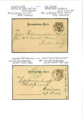 RAKOUSKO:  CELINY - DOPISNICE 1869-1918 – list 32