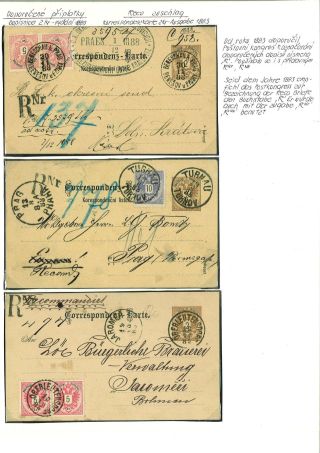 RAKOUSKO:  CELINY - DOPISNICE 1869-1918 – list 34