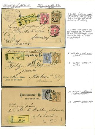RAKOUSKO:  CELINY - DOPISNICE 1869-1918 – list 35