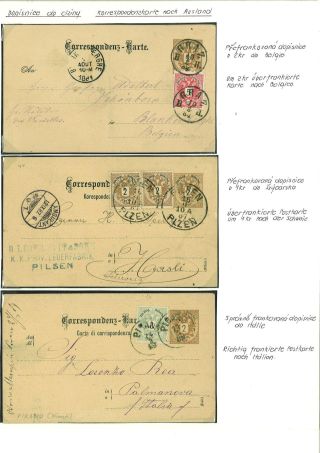 RAKOUSKO:  CELINY - DOPISNICE 1869-1918 – list 41