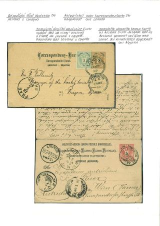 RAKOUSKO:  CELINY - DOPISNICE 1869-1918 – list 42