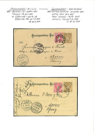 RAKOUSKO:  CELINY - DOPISNICE 1869-1918 – list 44