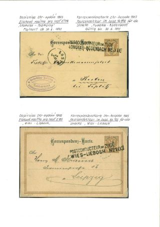RAKOUSKO:  CELINY - DOPISNICE 1869-1918 – list 47