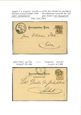 RAKOUSKO:  CELINY - DOPISNICE 1869-1918 – list 48
