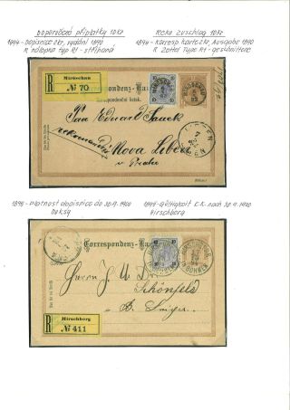 RAKOUSKO:  CELINY - DOPISNICE 1869-1918 – list 54
