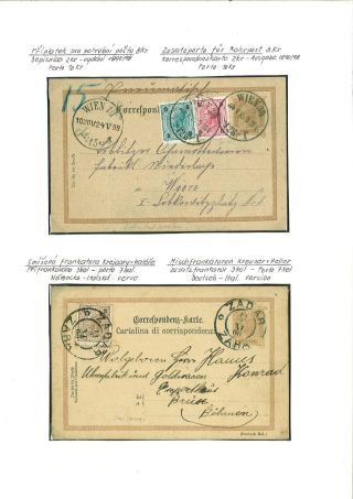 RAKOUSKO:  CELINY - DOPISNICE 1869-1918 – list 55