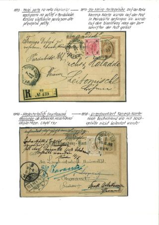 RAKOUSKO:  CELINY - DOPISNICE 1869-1918 – list 56
