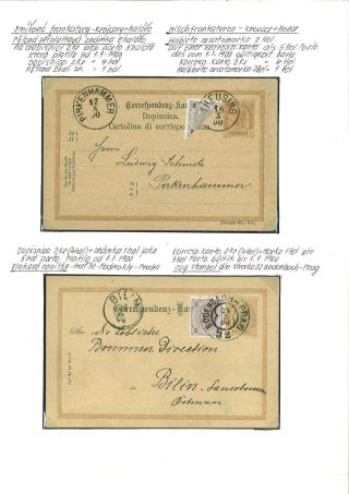 RAKOUSKO:  CELINY - DOPISNICE 1869-1918 – list 59