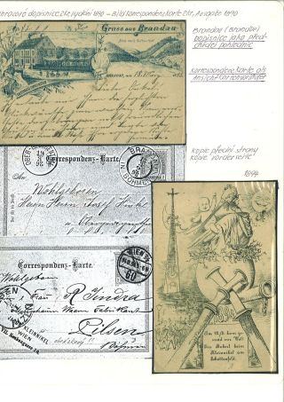 RAKOUSKO:  CELINY - DOPISNICE 1869-1918 – list 60