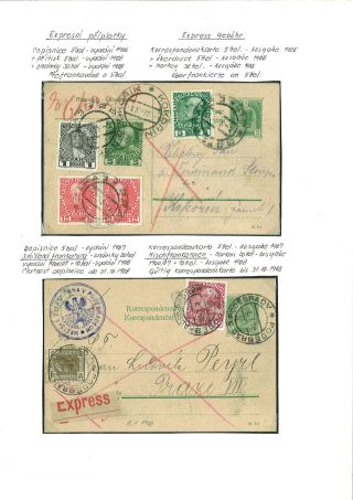 RAKOUSKO:  CELINY - DOPISNICE 1869-1918 – list 64