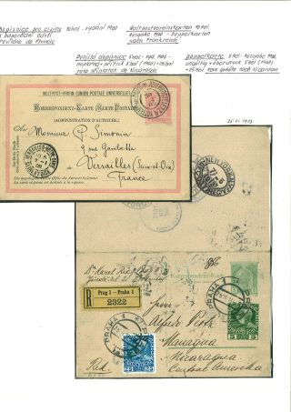 RAKOUSKO:  CELINY - DOPISNICE 1869-1918 – list 67
