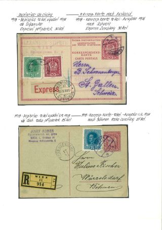 RAKOUSKO:  CELINY - DOPISNICE 1869-1918 – list 80