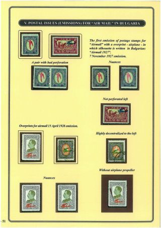 ENTWICKLUNG DES BULGARISCHEN LUFTPOST 1875-1948 – Blatt 51