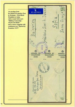 ENTWICKLUNG DES BULGARISCHEN LUFTPOST 1875-1948 – Blatt 78