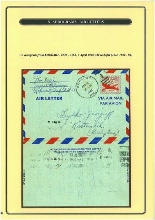 ENTWICKLUNG DES BULGARISCHEN LUFTPOST 1875-1948 – Blatt 79