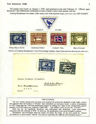 LUDWIG HESSHAIMER (1872-1956), LEIDENSCHAFT FÜR PHILATELIE – Blatt 7