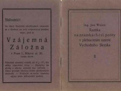 CANCELLATIONS ON CZECHOSLOVAK STAMPS IN PLEBISCIT TERRITORY OF EASTERN SILESIA (ING. WEISS)