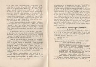 MONOGRAPH POSTA CESKOSLOVENSKA 1919 (J. LESETICKY, 1920) – sheet 4