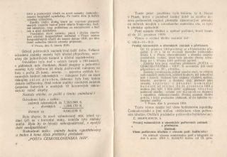 MONOGRAPH POSTA CESKOSLOVENSKA 1919 (J. LESETICKY, 1920) – sheet 5
