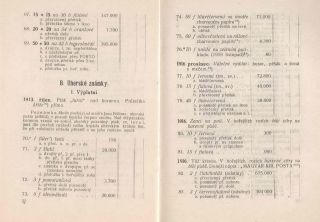 MONOGRAPH POSTA CESKOSLOVENSKA 1919 (J. LESETICKY, 1920) – sheet 18