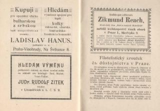 MONOGRAPH POSTA CESKOSLOVENSKA 1919 (J. LESETICKY, 1920) – sheet 29