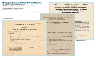 DIE GESCHÄFTE DES AUSTRALISCHER WAHLAMTES – Blatt 24
